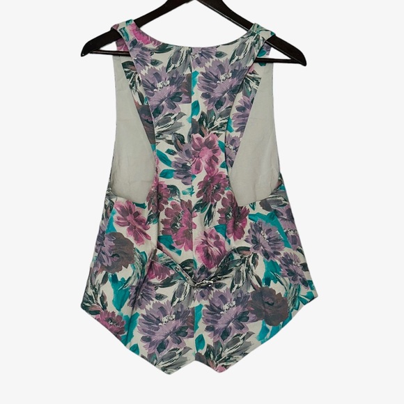 For Love and Lemons Tamara Vest Floral Denim NEW NWT - Picture 5 of 5